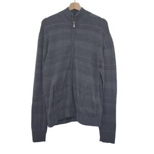 Ted Baker | Wool Blend Striped Full Zip Sweater Ted B Size 4